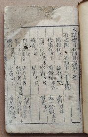 本草纲目卷十（石部）木刻本