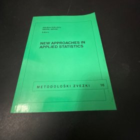 NEW APPROACHES IN APPLIED STATISTICS