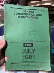 HIGHWAY CONSTRUCTION AND MAINTENANCE（公路施工与养护）