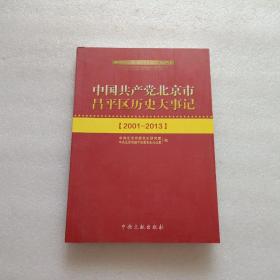 中国共产党北京市昌平区历史大事记 2001-2013