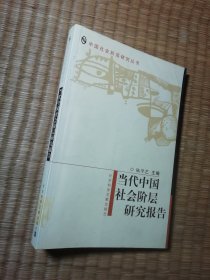 当代中国社会阶层研究报告（一版一印）正版现货 内干净无写涂划 书边盖章 实物拍图