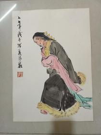 叶浅予人物画
册页单页49.5*35