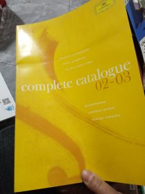 complete catalogue 有瑕疵