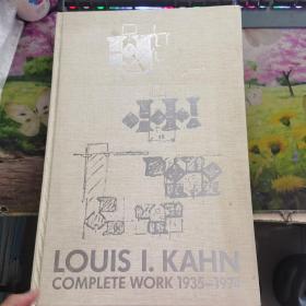 英文原版书：LOUIS I. KAHN COMPLETE WORK 1935-1974(完成工作1935-1974）