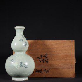 旧藏高丽青瓷葫芦瓶