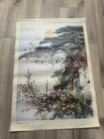 二开年画：《岁寒三友》