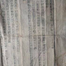 光绪31年山东等处承宣布政使司为给发官契事