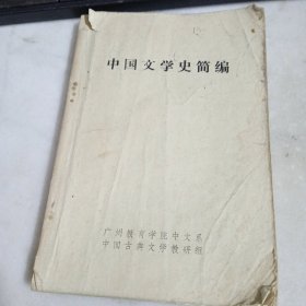 中国文学史简编