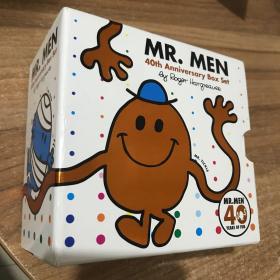Mr. Men 40th Anniversary Box Set( 全10册）奇先生故事集英文原版 40周年盒装10册套装本