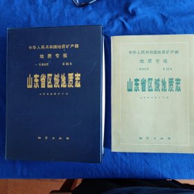 山东省区域地质志 （附彩图6张）［塑料盒包装］