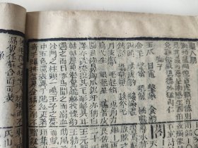 清木刻《大字诗经旁训》《诗韵集成》2本，《大字诗经》卷一，由黔省熊大盛玉记藏板，光绪甲辰年嘉平月重刊，即1904年，当年为慈禧恩科科举年，也是千年科举最后一次。值得一说的是全本带阴阳鱼符号，极为罕见！《诗韵集成》卷5-10，江都余照春亭辑，持书人刘贯之对每卷均钤印，是清代诗歌韵书，2本均为清代木版精刻本。