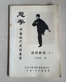 意拳 中国现代实战拳学函授教程 （下）