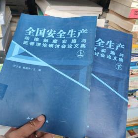 全国安全生产法律制度实施与完善理论研讨会论文集