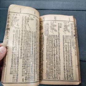 重校汤头歌决、补图本草备要 硖川蒋氏原本（卷一至卷八）两册线装合订一本