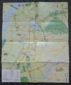 南京主城区旅游交通图