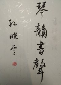 孙晓云书法有法扉页《琴韵书声》吉语签名本原装正版