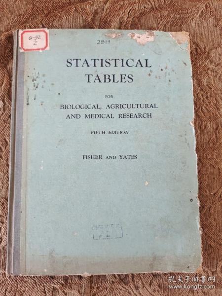 STATISTICAL TABLES