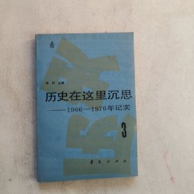 历史在这里沉思---1966-1976年记实3