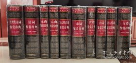历代诗词鉴赏辞书大系-精装-全10册-图文修订版--唐诗宋词鉴赏辞典元曲，近现代诗---中国诗文大全集