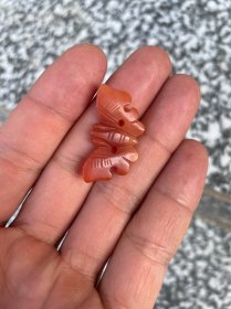 清代玛瑙蝴蝶 全美品
