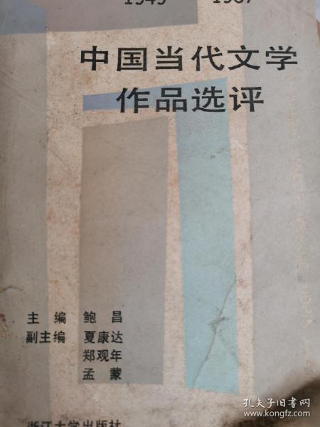 中国当代文学作品选评