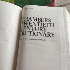 张氏20世纪辞典
CHAMBERS
TWENTIETH
CENTURY
DICTIONARY