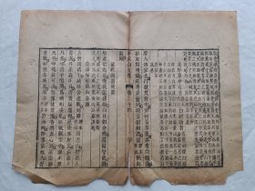 古籍散页《李太白文集》一页，页码 30，页面展开尺寸33.5*26厘米。这是一张古籍散页，不是一本书，自然老旧，轻微破损缺纸，筒子页中缝断开了，详见细节图，本店作品都是实售价格，不做任何虚标价格，不包邮、不议价，看好直接下单即可，同一包裹100件之内自动合并邮资。