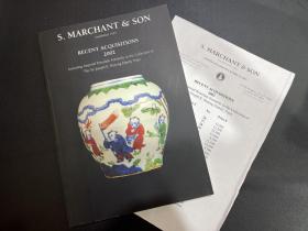 （附珍贵价目表）古董商 马钱特( S. MARCHANT & 
SON. )何东家族藏明清瓷器《近期收获展览》2002年图录