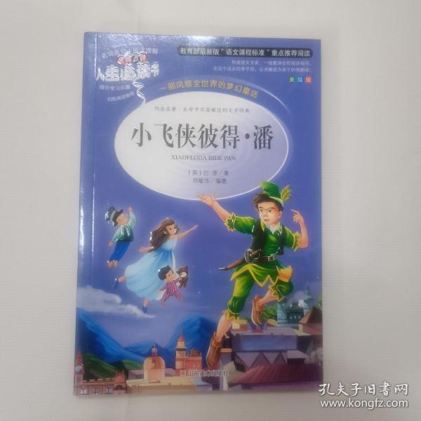 小飞侠彼得潘 美绘插图版 教育部“语文课程标准”推荐阅读 名词美句 名师点评 中小学生必读书系