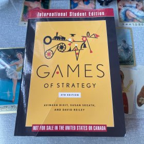 Games of Strategy 4th 第4版