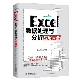 正版 Excel数据处理与分析应用大全 9787301319345 北京大学出版社