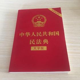 中华人民共和国民法典（大字版32开大字条旨红皮烫金）2020年6月新版