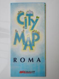 外文地图 意大利 罗马城市地图