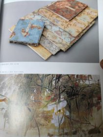 散页美术资料（印刷品）———书画——第九届中国工笔画大展作品选——美丽纠结【韦红燕】，山有灵【谭智勇】，girls【焦洋】，蔡元培先生【孙玉敏】，遥远的信件【彭薇】，隔水伊人【张伟民】，旧屏绘新景【陈双侠】，追忆流逝【姚媛】，圣域【贾宝锋】，绣片的故事【刘泉义】1975