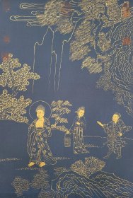 (回流字画) 精品绢本天启皇帝御书真迹妙品卷 总长57x607厘米