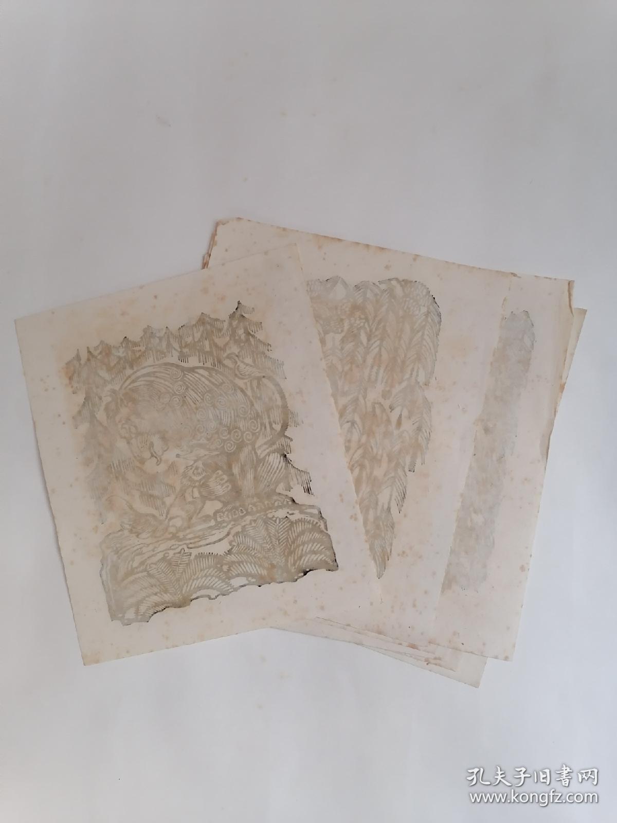 版画：动物（七张合售）