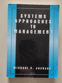 Systems Approaches to Management   英文原版 大开本（25.3*18 *2.5CM）