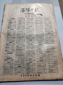沈阳日报1958年9月
