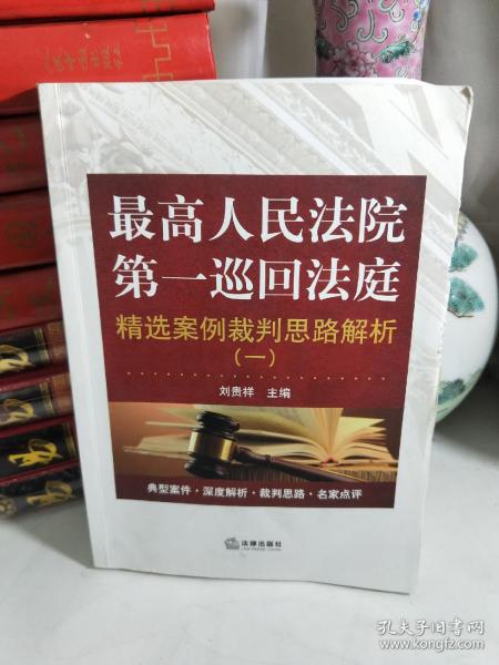 最高人民法院第一巡回法庭精选案例裁判思路解析（一）