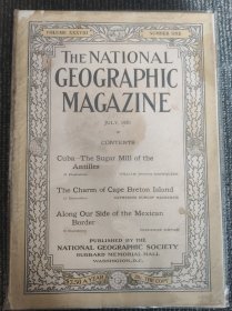 National Geographic 国家地理杂志英文版1920年7月