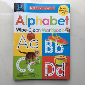 Alphabet Pre-K Wipe-Clean Workbook: Scholastic Early Learners (Wipe-Clean Workbook)学乐早教描红练习册：学前字母表