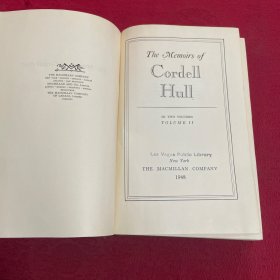 the memoirs of cordell hull赫尔的回忆录 【卷II】