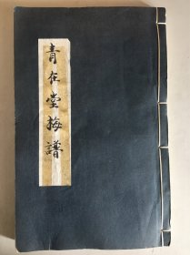 青在堂梅谱（上下册全）合订一册