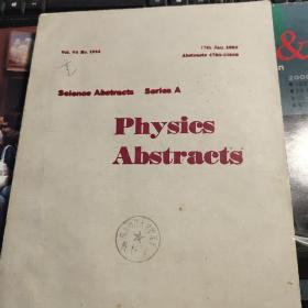 Physics Abstracts (物理文摘学术论文) 1989年1月