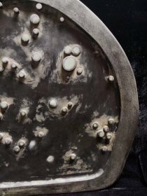 凤凰戏牡丹端砚款：郭尚先