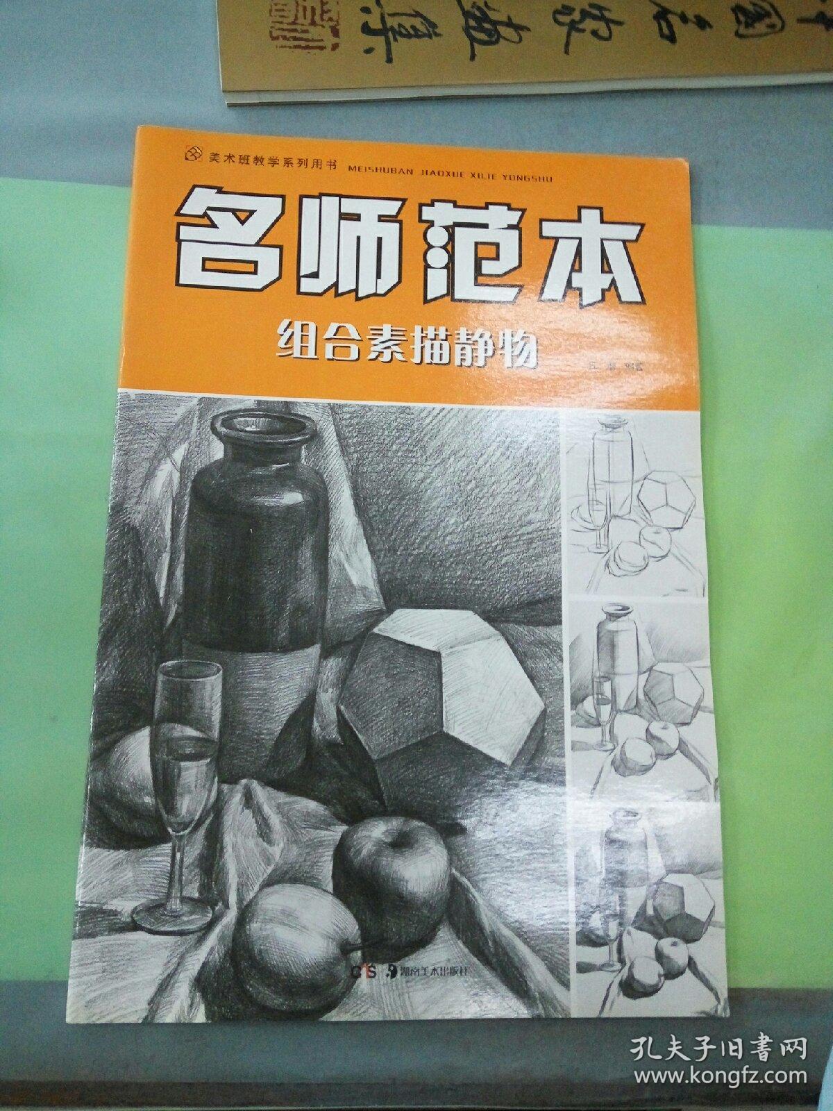 美术班教学系列用书:名师范本 组合素描静物。。