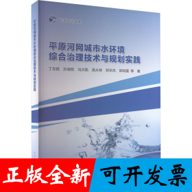平原河网城市水环境综合治理技术与规划实践
