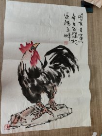 鸡画