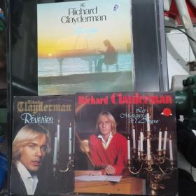 原版唱片外文   delphine les Musiques de l’amour Richard Clayderman 理查德克莱德曼演奏 戴芬唱片 1980出品  四本合售