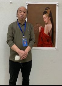 90*60《国色天香》美女油画，国家级水平，可以收藏可以悬挂可以送人可以找机会拍卖。